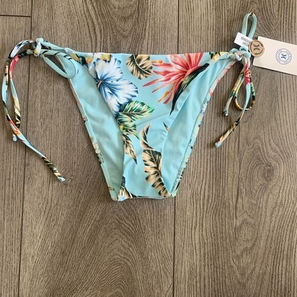 Hurley woman’s floral print bikini bottom - Picture 2 of 4